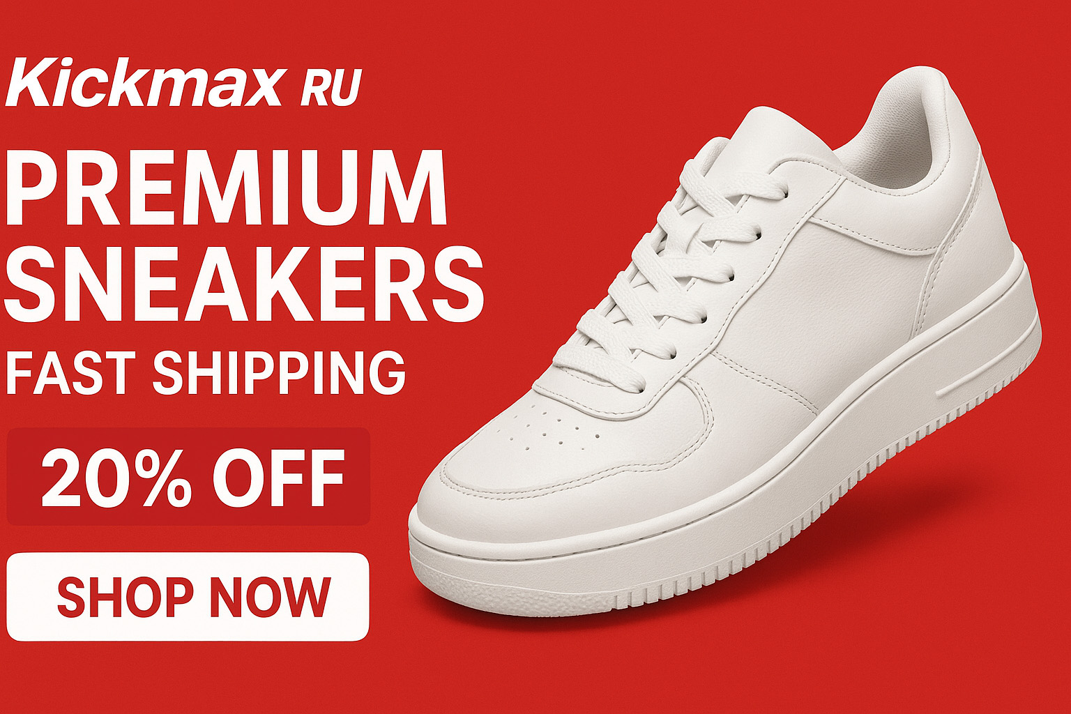Kickmax RU Sneakers Sale - Get 20% Off with Code RU20